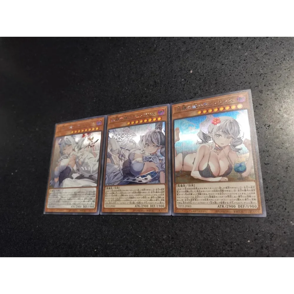 Fai da te Yu-Gi-Oh! Carte fatte in casa Labrynth quattro tipi di flash Anime periferiche Game Collection Card regalo di festa