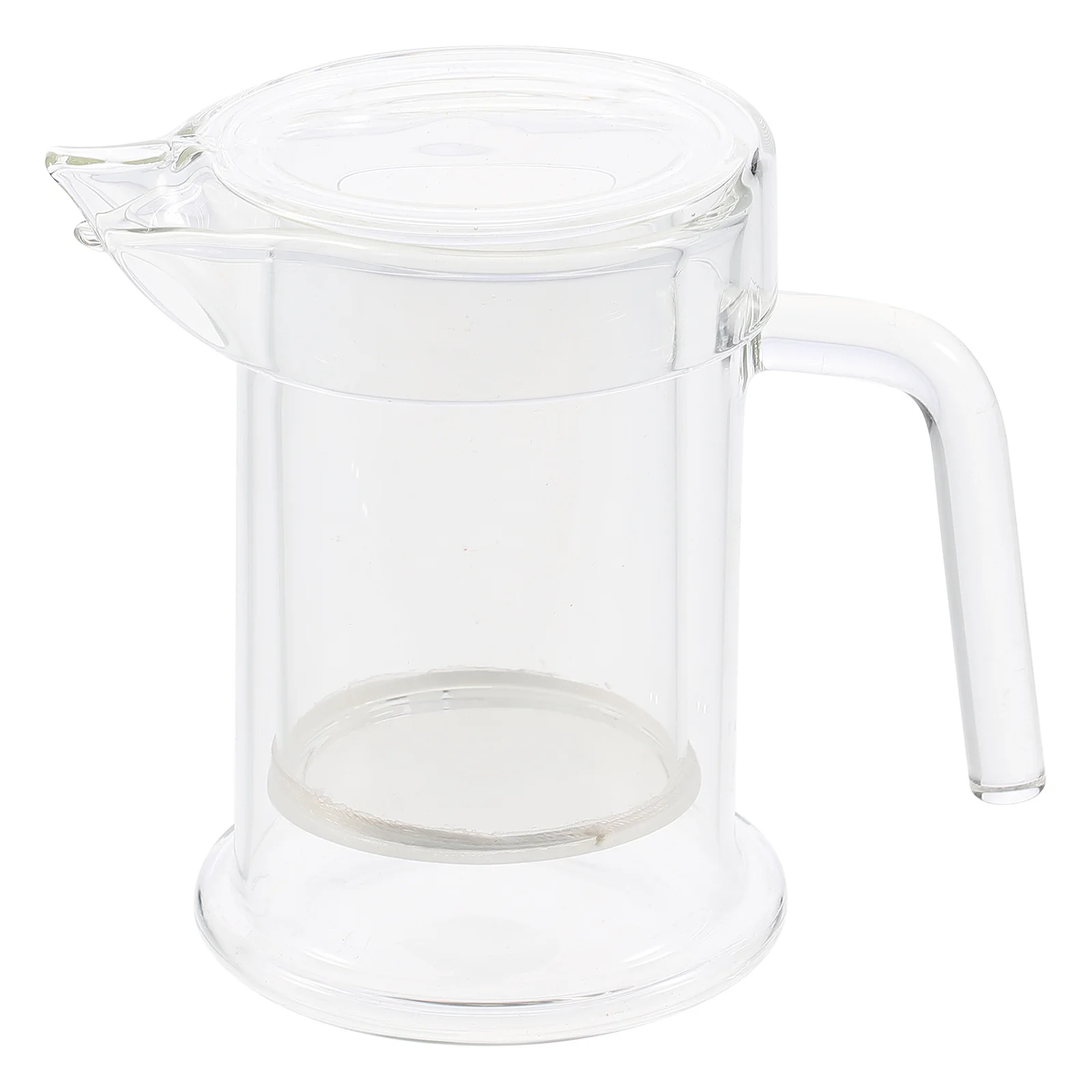 

1Set Borosilicate Glass Teapot Heat-Resistant Filtration Tea Maker for Office Home Kitchen Clear Transparent Tea Pot