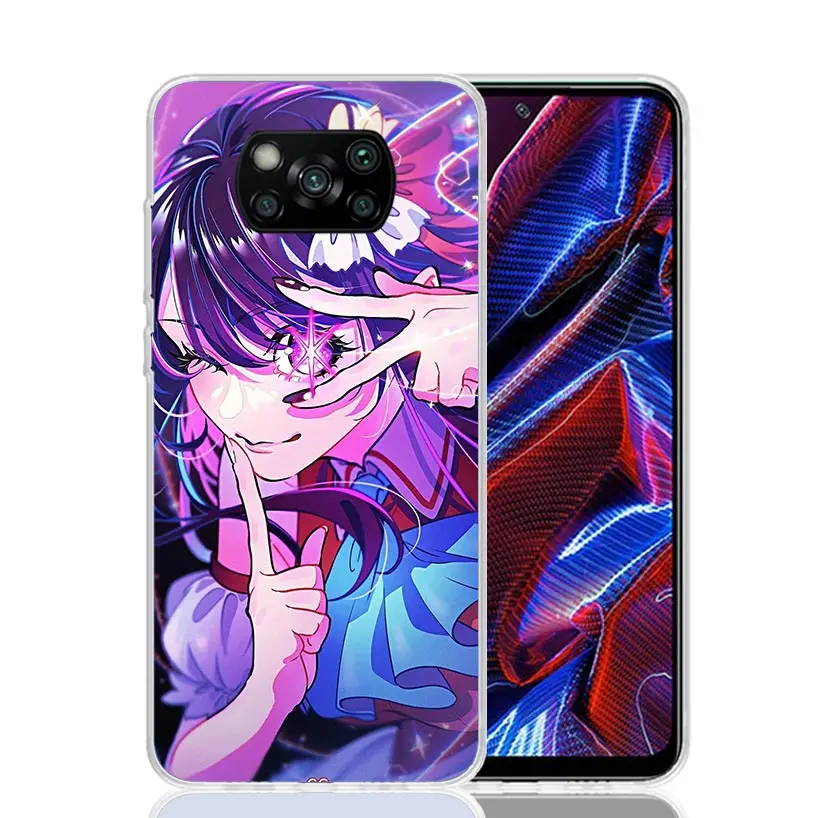 Japan Anime Oshi No Ko Phone Case For Xiaomi Poco X6 X5 X4 X3 Nfc F6 F5 Pro F4 Gt F3 F2 F1 M5S M4 M3 Art Customized Coque Capa