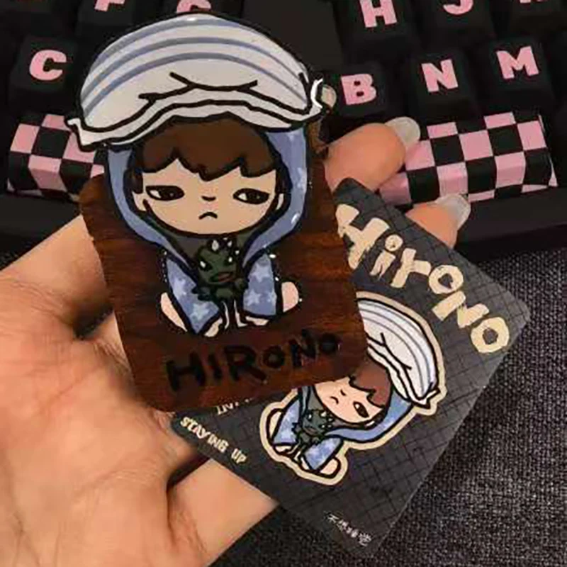 

POP MART HIRONO Echo Series Fridge Magnet Clip Blind Box Guess Bag Mystery Box Toys Doll Cute Figure Ornaments Birthday Gift