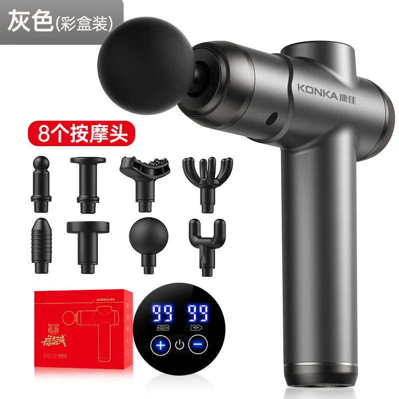 

New Fascia Gun Touch LCD Screen Electric Shock Sports Fitness Massager Muscle Relaxation Vibration Mini Strong Battery Life