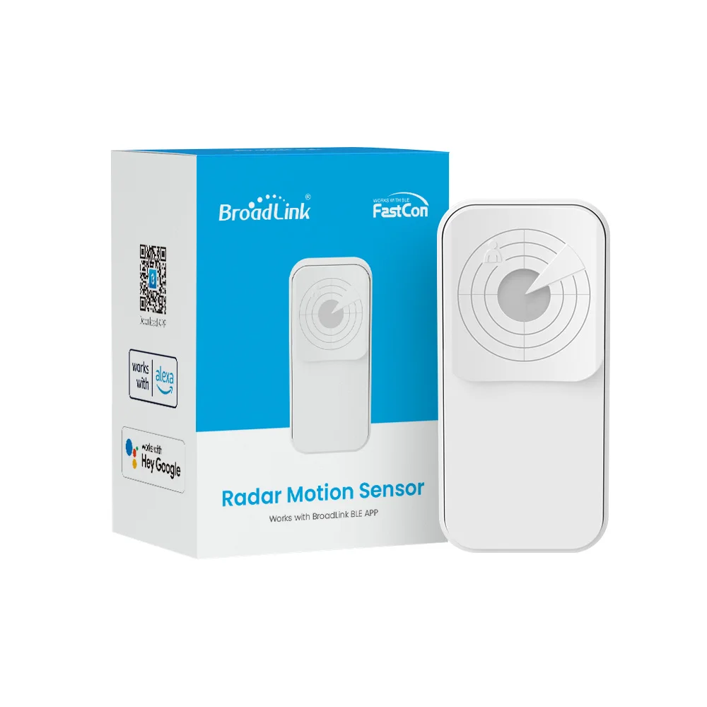 BroadLink FastCon Small Motion Sensor Smart Home Security Products Automatic Radar Microwave Humanbody SR4M