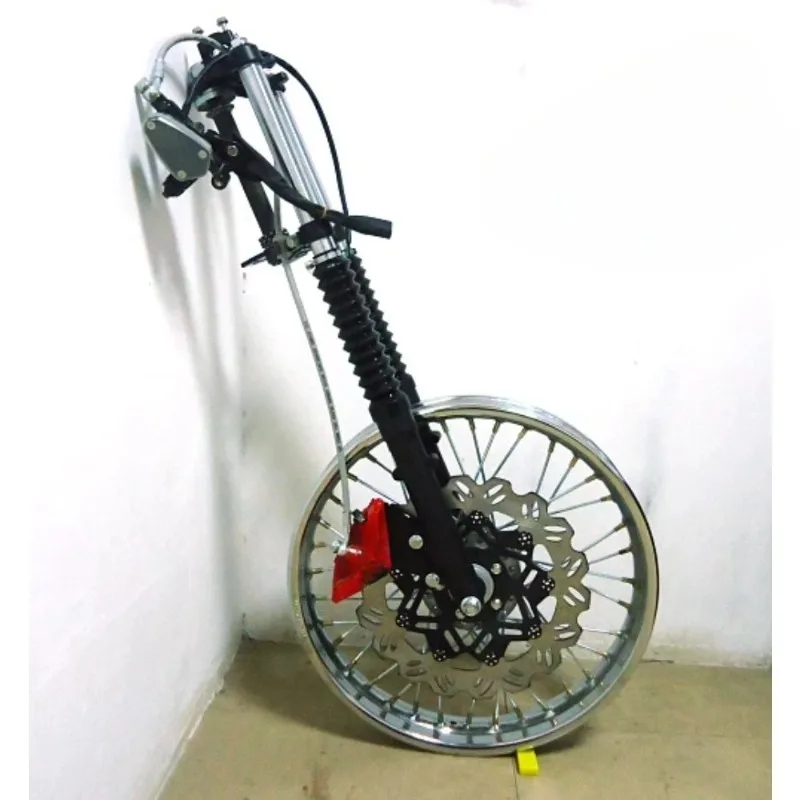 

Motorcycle retro modified wheel hub disc brake Xinyuan Youke oil brake widened spoke front wheel