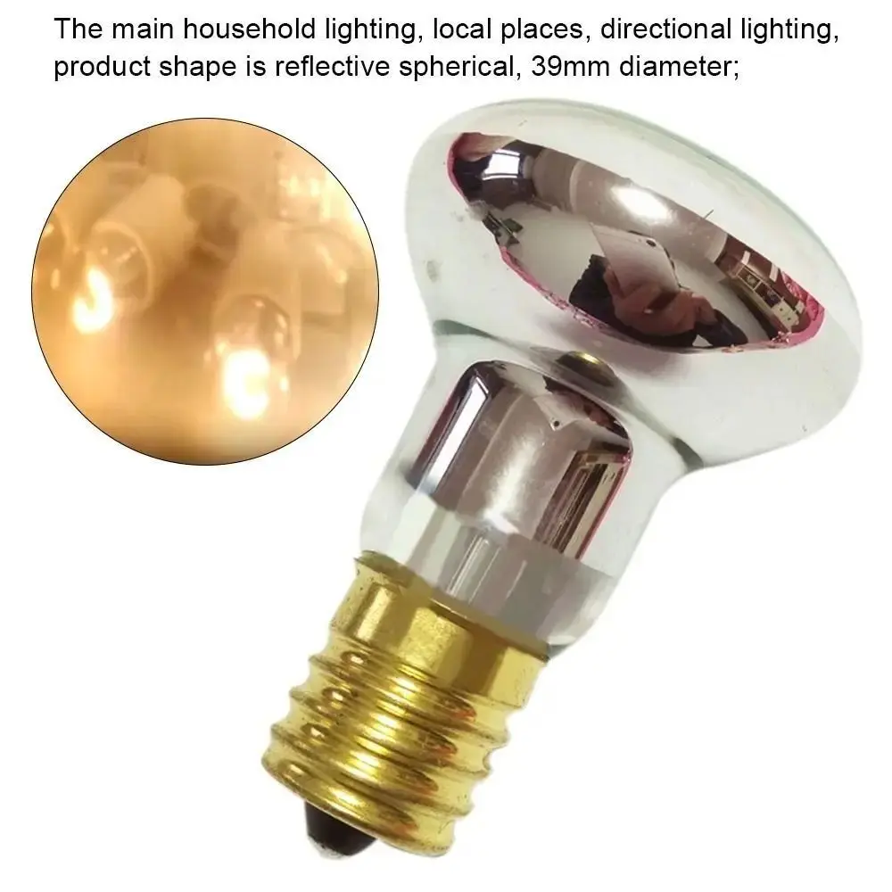 R39 E17 110V-120V Salt Bulb Mini Tungsten Energy Saving Bulb High Quality Heat Resistant Spot Light Bulb Home