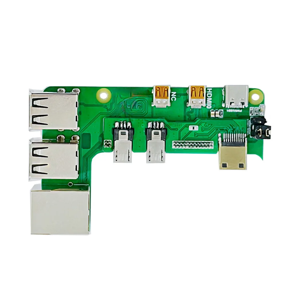 Ethernet Expansion Adapter for Raspberry Pi and For 2W with USB Hub Functionality and Pi 3B 4B Interface Support