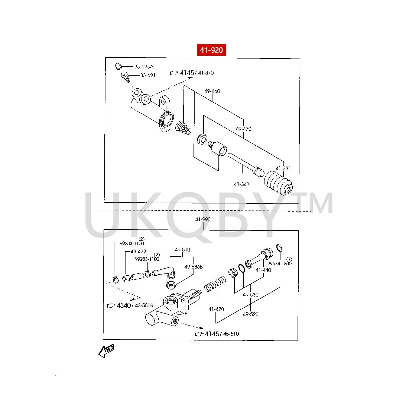 HB0041920M1 Suitable for Haima Fumeilai second-generation Haifu Star Engine clutch master cylinder clutch master cylinder