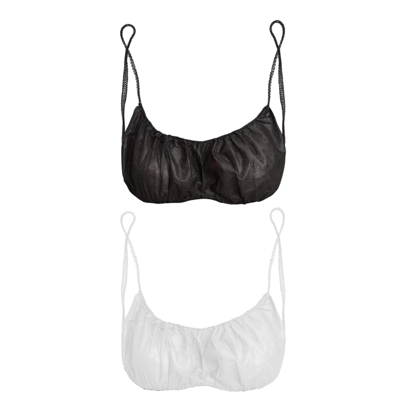 Reggiseni monouso da donna, 50 pezzi, con cinturino elastico, spa, non tessuto