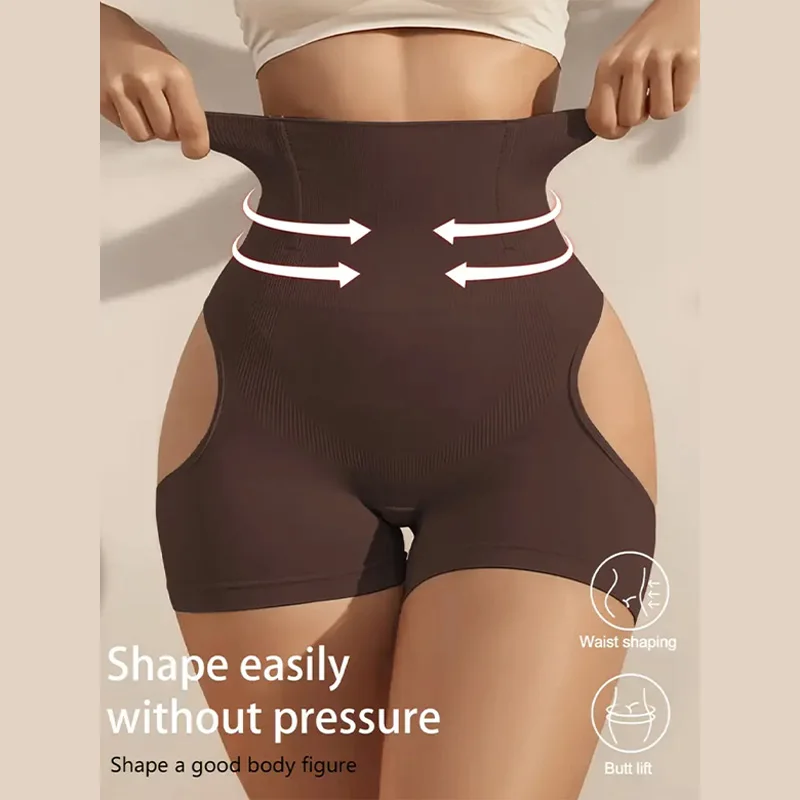 Bragas levantadoras de glúteos para mujer, ropa interior potenciadora de cadera, entrenador de cintura, moldeador de cuerpo, ropa moldeadora de Control de barriga, breve, adelgazante de vientre corto