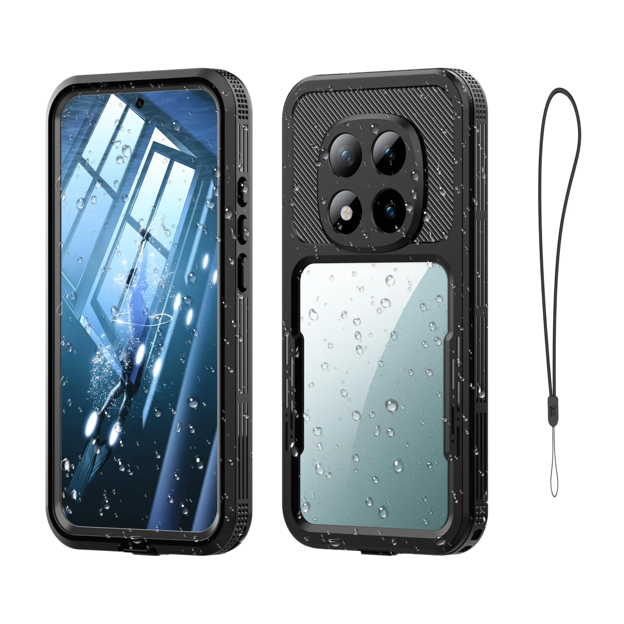 IP68 Waterproof Shockproof Phone Cover Full Protection For R