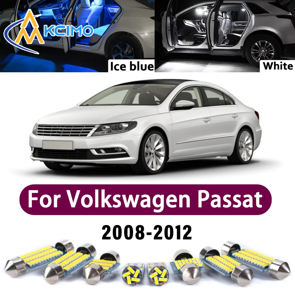 

Super Bright LED Interior Lamp Kit For Volkswagen Passat CC 2008-2012 Error Free Canbus Dome Trunk Reading Mirror Light Bulbs
