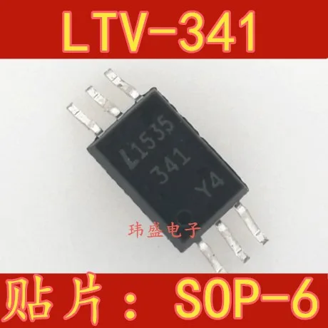 10 pieces  LTV341 LTV-341 SOP-6 W341 LTV-341L