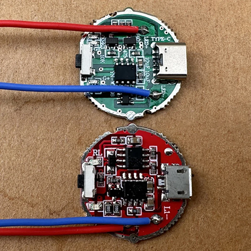 Two - Speed Drive Board Flashlight Drive Accessories Circuit Board Charging Integrated Board Suitable For 10 - Watt Light Beads