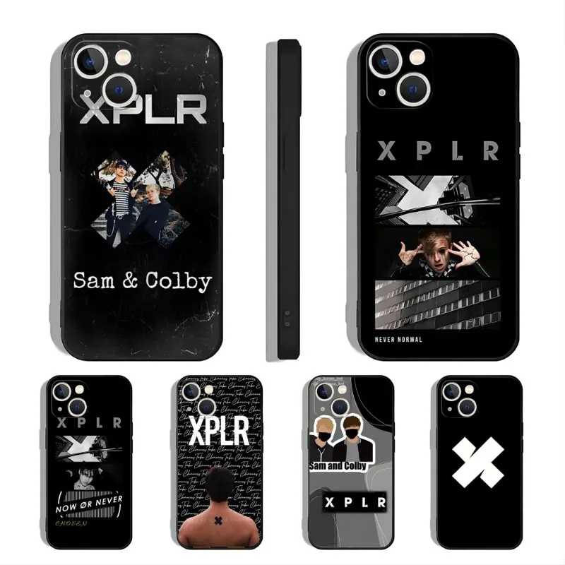 Sam And Colby Phone Case For Iphone 14 13 Pro Max 12 11 Xr X Xs Mini 6 7 8 Plus Se 2022 2020 High Quality Soft Silicone