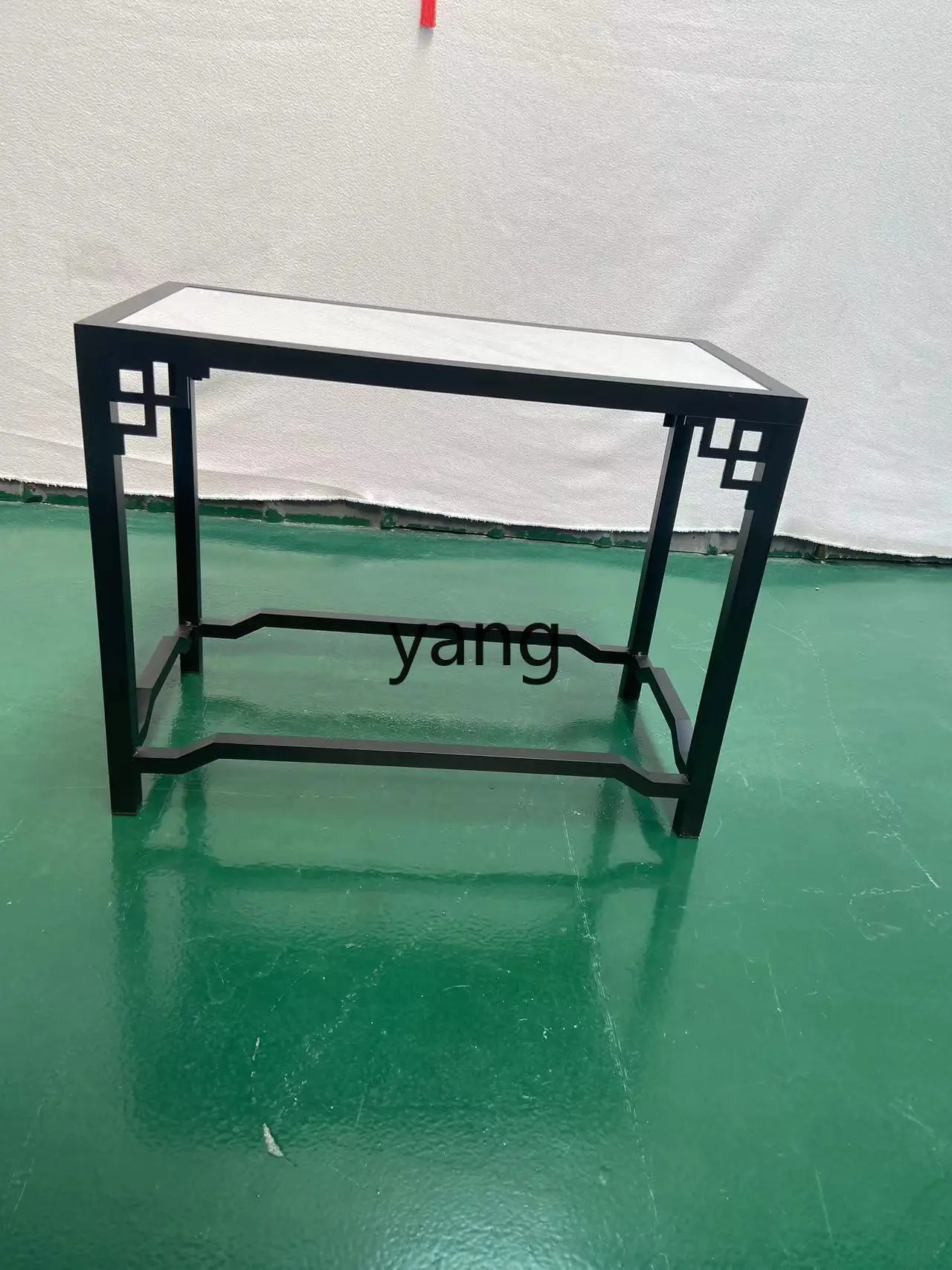LMM Aluminum Alloy Simple Chinese Style Flower Floor-standing Storage Rack