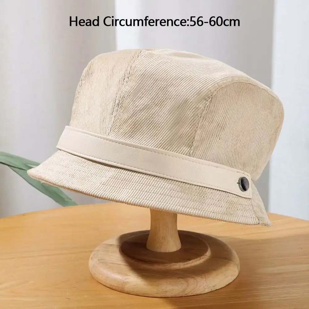 أزياء سروال قصير دلو قبعة يندبروف أنيقة صياد قبعة دافئة قبة القبعات النساء #6