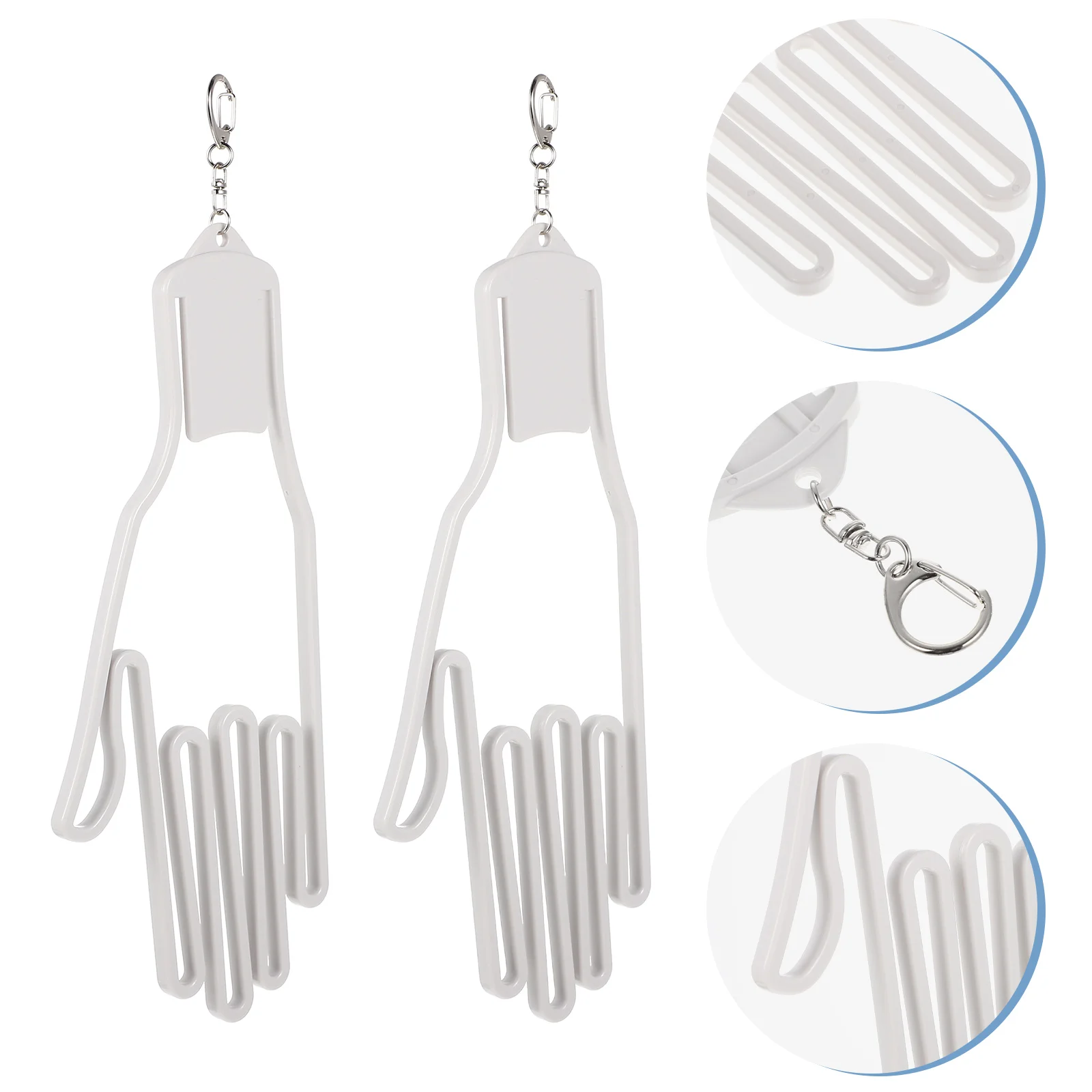 2 Pcs Kit Golf Glove Holder Gloves for Kids Stretchers with Buckle Child Mittens