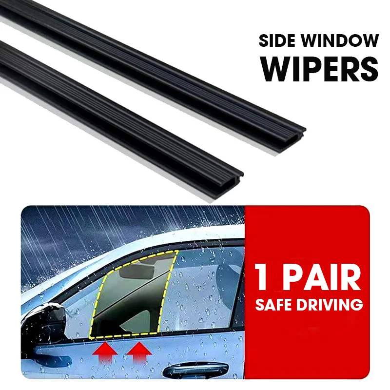 

2PCS Universal Car Driver/Passenger Side Window Wiper Blade Multifunctional Windscreen Water Fog Removal Wipers Auto Accessories