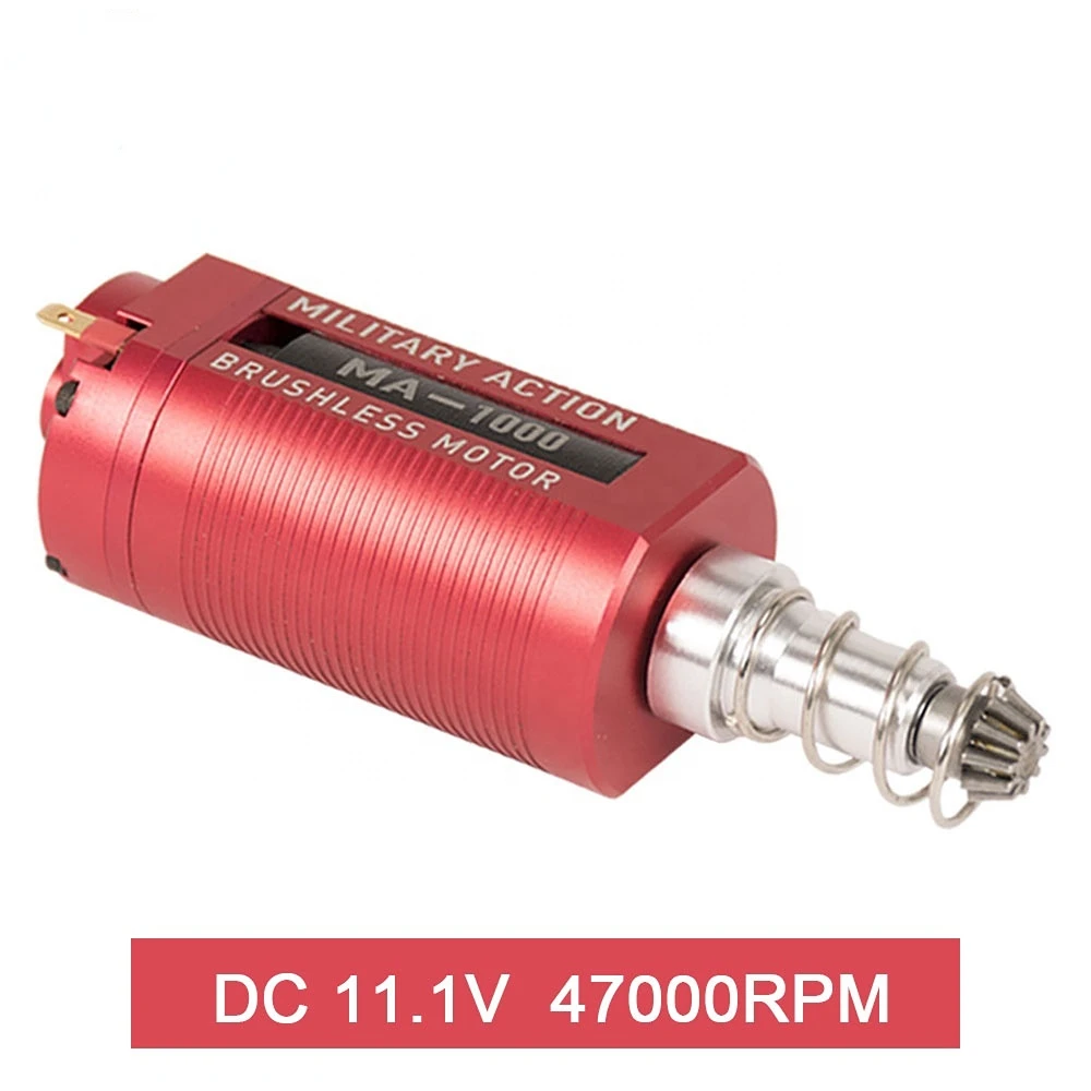 CNC Aluminum Brushless High Torque DC Motor With D Pinion Gear For AEG Ver.2 Gearbox Hunting Accessories