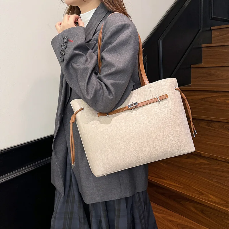 حقيبة واسعة تحت الإبط، محفظة كتف عالية الجودة للنساء، حقيبة كتف عصرية متعددة الاستخدامات #2