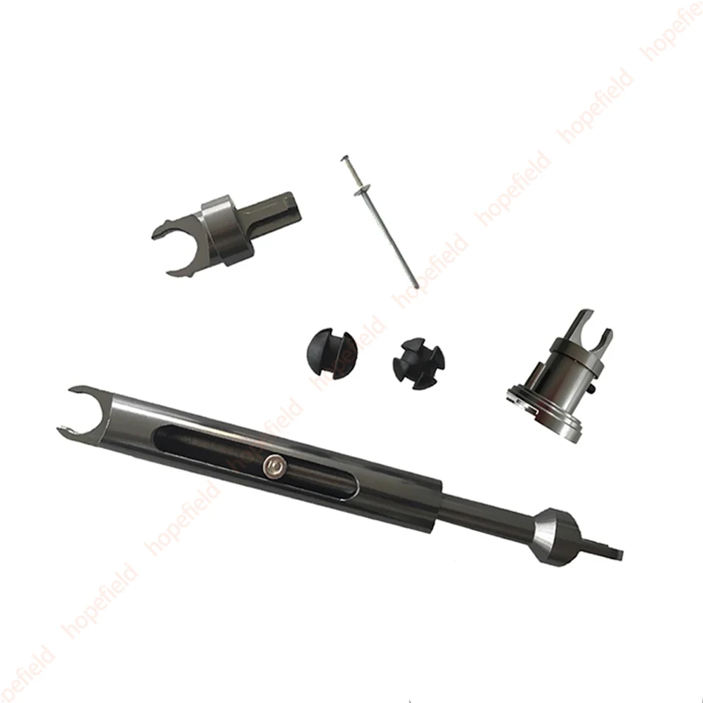 Aluminiowy zestaw naprawczy blokady maski silnika Zatrzask maski samochodowej Przedni grill Łącznik drążka kierowniczego Do Ford Focus 2 MK2 C-MAX 2003 — zdjęcie 3