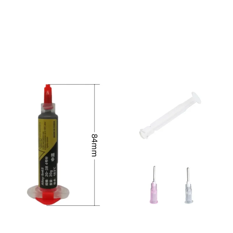 Imagem -05 - Solda Estanho Colar Seringa Flux Colar de Solda Led Smd Bga 183 ° c Sn63pb37