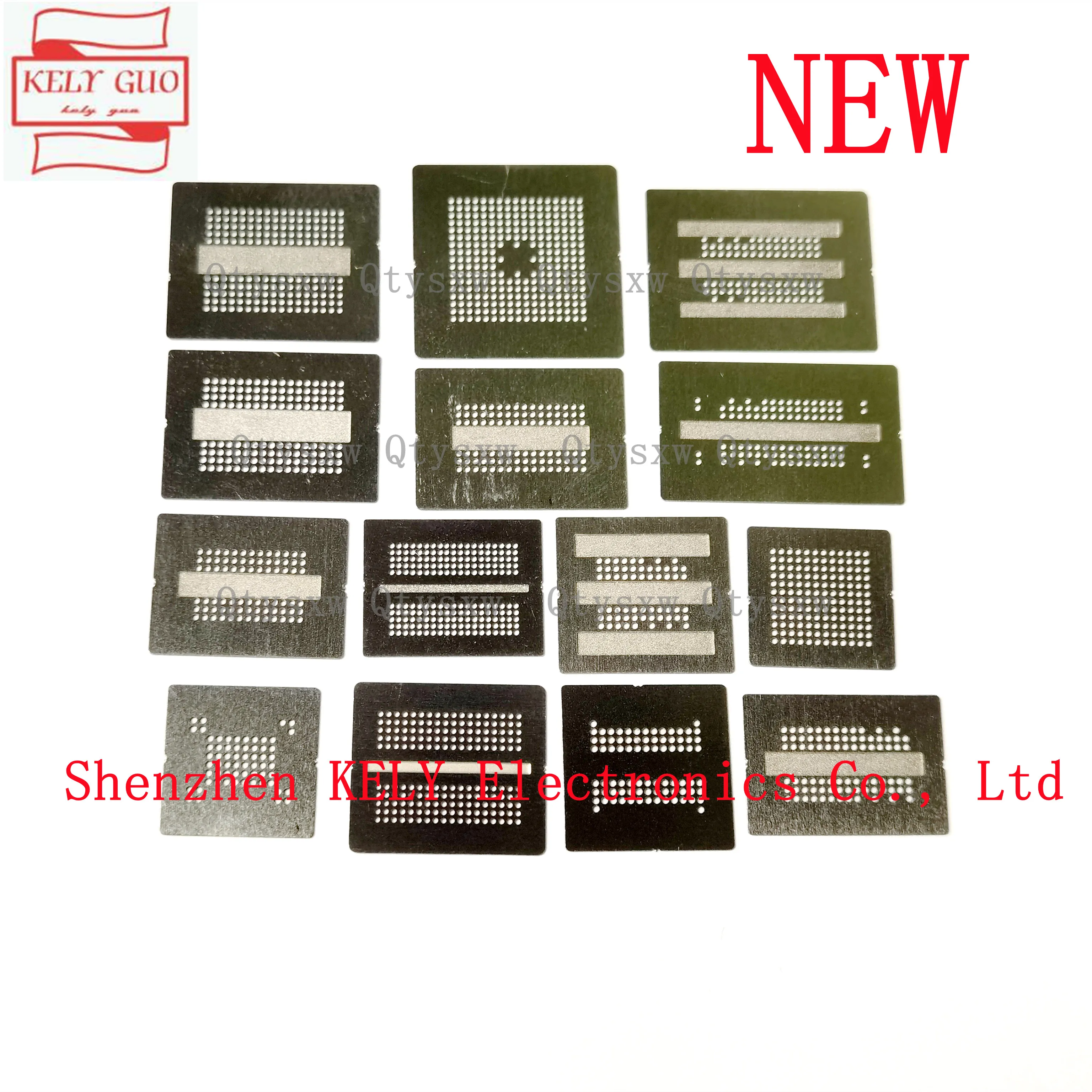 14pcs/lot BGA Reballing Stencil Dedicate Kit For DDR DDR2 DDR2-2 DDR2-3 DDR3-2 DDR3-3 DDR5 DDR6 DDR7