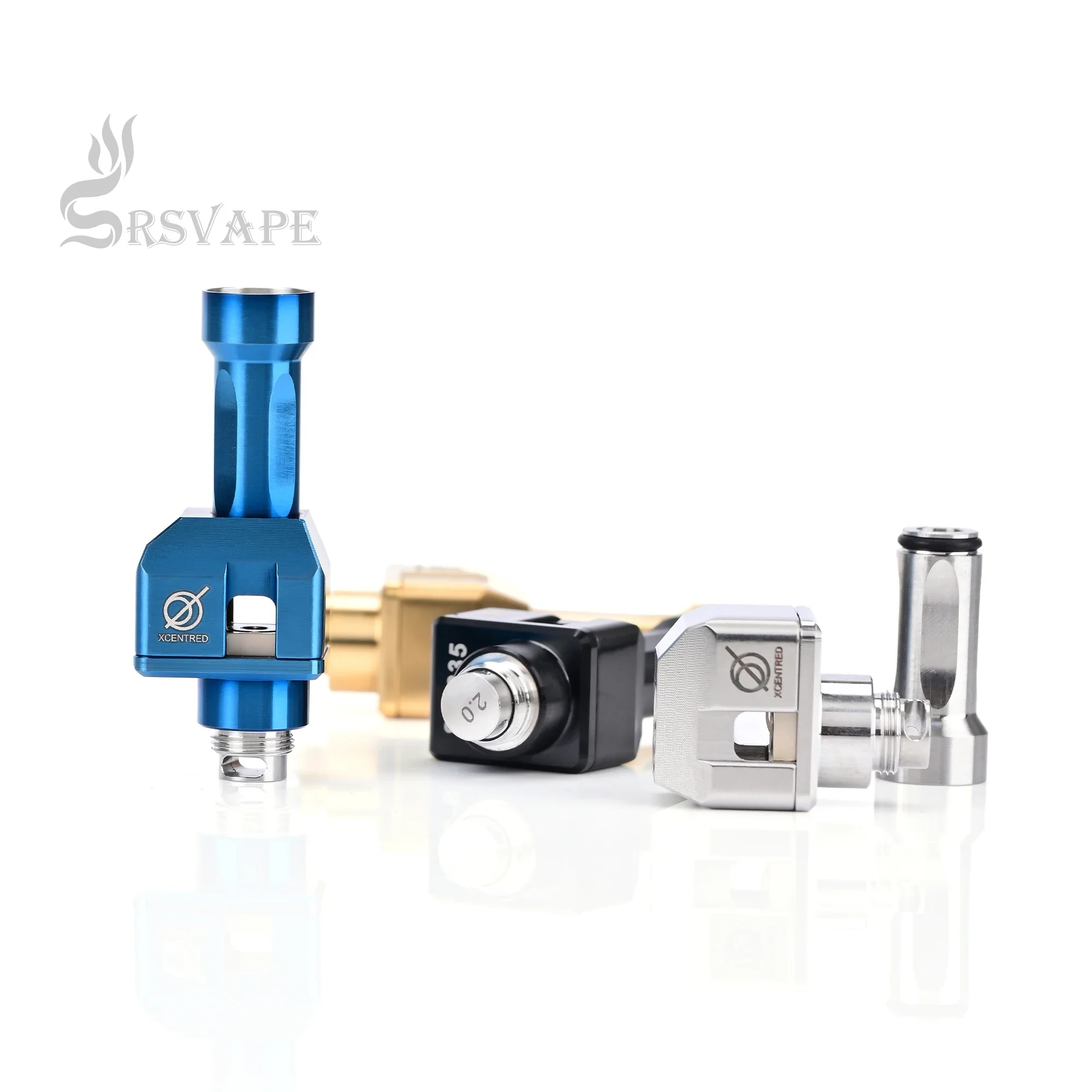 Ponte RBA Psychomod Xcentred Style para caixa de boleto - 316SS, atomizador de tanque BB