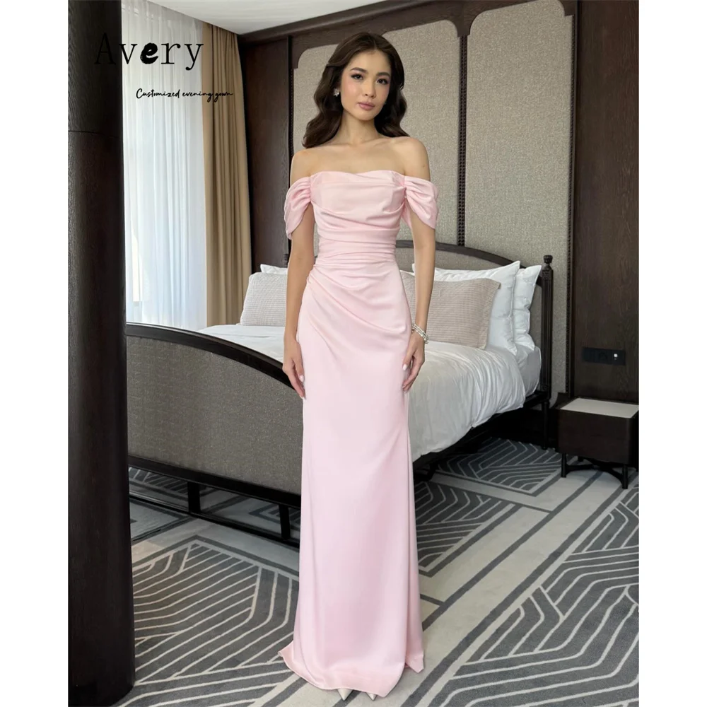 

Avery Custom Fishtail Strapless Pink Sweetheart Elegant and Formal Women's Dresses Luxurious Party Dresses Party Dress Woman