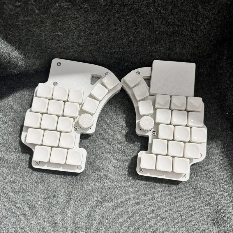 Dilemma 4X6 Circulaire Touchpad Split Keyboard Kit Aangepaste Hot Swappable Knop Bedraad RGB Gaming Keyboard Ondersteunt Ergonomische VIAL