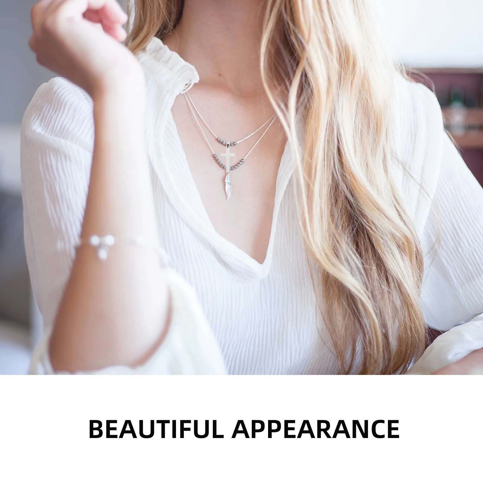 

3Pcs Bracelet Cross Pendant Simple Cross Decorative Pendant for Necklace Keying Sweater Chain DIY Jewelry Accessory