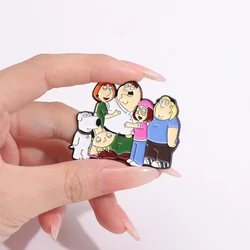 Cute Cartoon Enamel Pins Comic Animated Movie Characters Brooches Clothes Backpack Hat Jewelry Lapel Badge Pin Gift for Friends