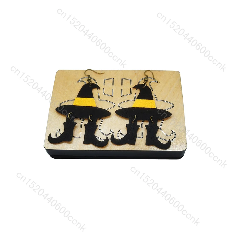 

Деревянные штампы для резки сережек, серьги на Хэллоуин, скрапбукинг, несколько размеров, V-8681, новые