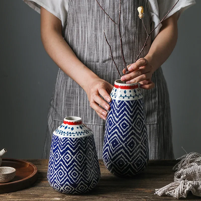 LingAo Ceramic Flower Vases, Home Accessories