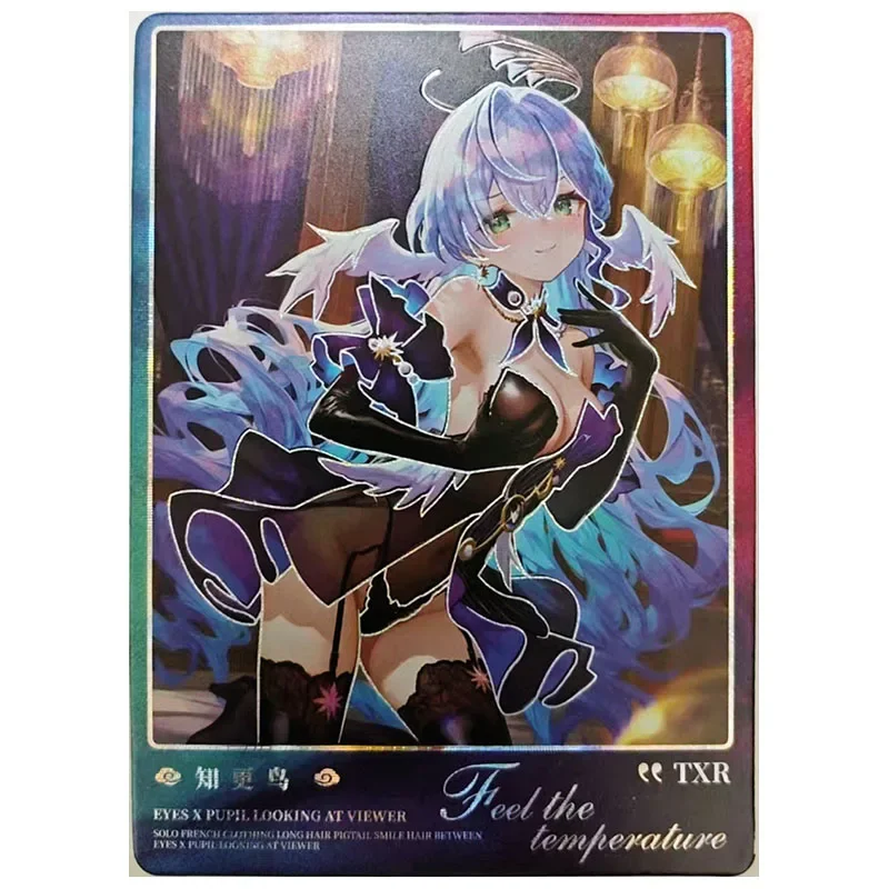 Anime Godin Verhaal Zeldzame A6 Size TXR Collectible Card Silver Wolf Lumine Sparkle Firefly Nilou Kafka Speelgoed voor jongens Verjaardagscadeau