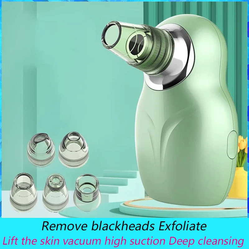 

Electric Blackhead Facial Beauty Device,Hot Compress Remove Blackheads, Vacuum High Suction, Deep Cleansing Face Care ML-049