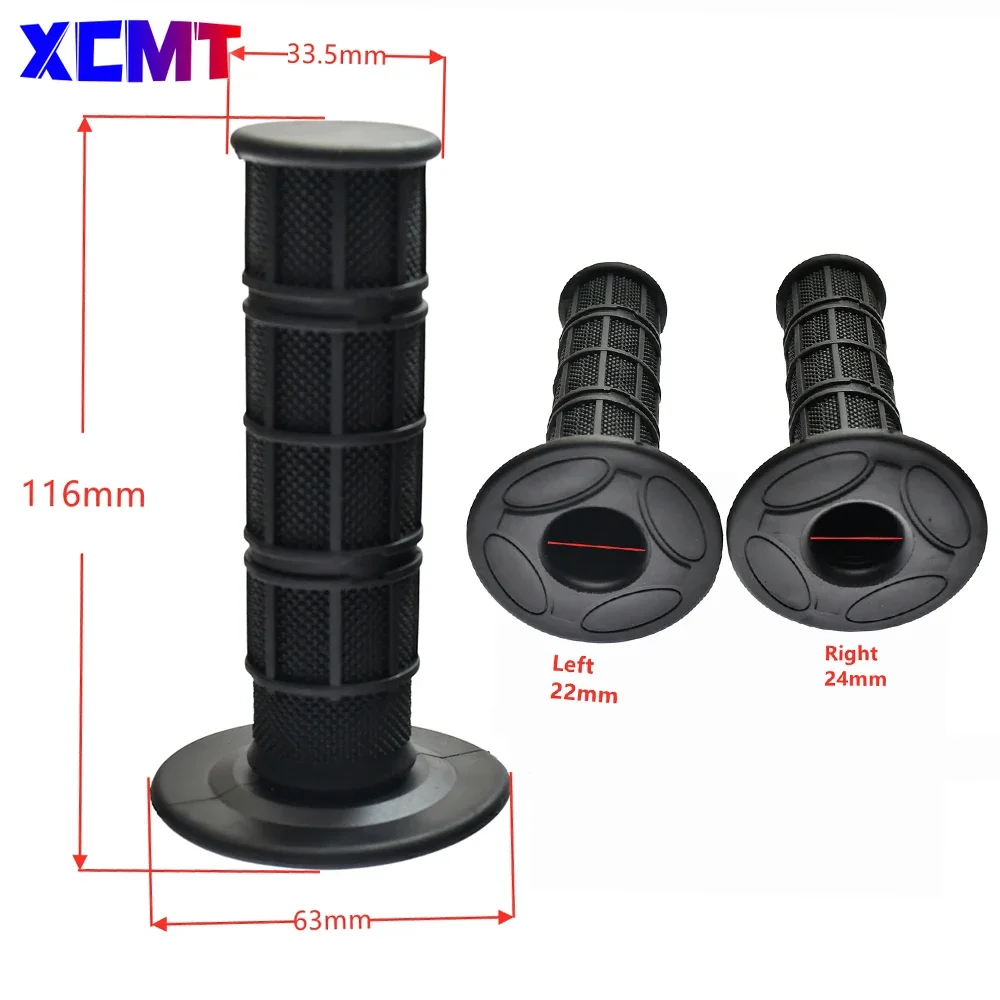 Universal 22mm Motorcycle Handlebar Grip Rubber Gel For CR CRF XR YZ WR TTR KX KLX RMZ RMX RM TC TE FC FE ATV Enduro Motocross