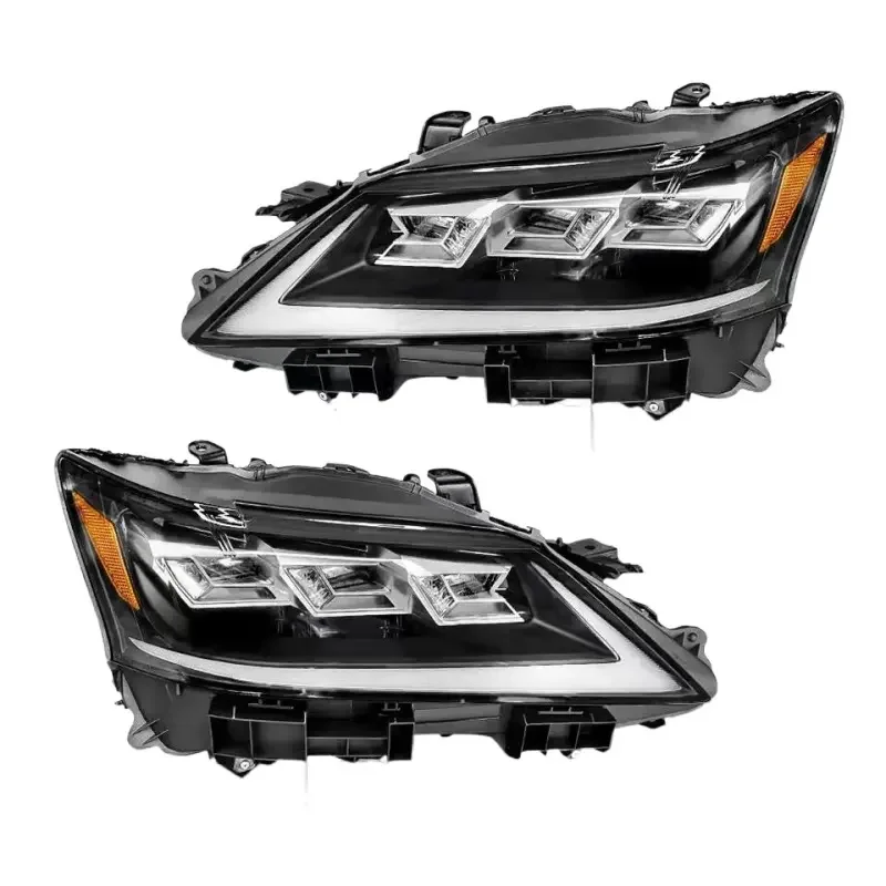 

YBJ Car Accessories Plug and Play Upgrade 3 Eyes LED Headlamp for LEXUS GS250 GS300 GS350 2012 2013 2014 LED Headlight
