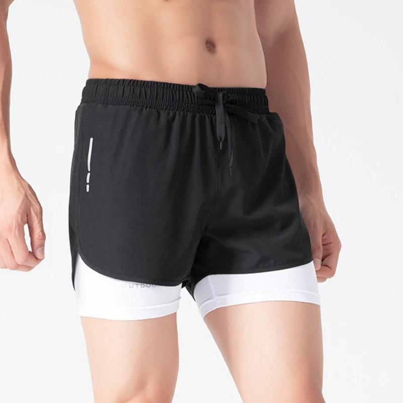 2025 Training Men Running Shorts Sports Jogging Fitness Breathable Sportswear Quick Dry Mens Gym Men Shorts Sport Gym Short