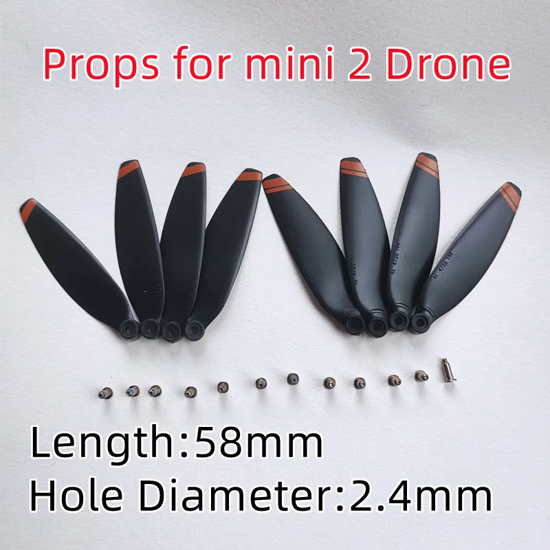 

8pcs/set Propellers Blade Props CW CCW with Screws For Mini mini 2 Drone Accessories Spare Parts