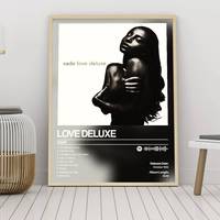 Sade Love Deluxe Poster Self-adhesive Art Waterproof Paper Sticker Coffee House Bar Room