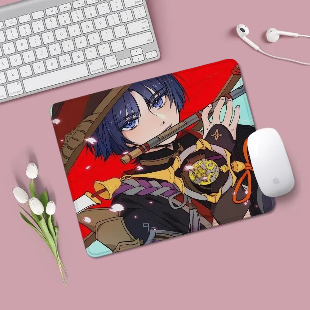 Genshin Impact Small Mouse Pad for Computer Mouse Gaming Mousepad Gamer Offices Accessories Desk Gadgets Office Rug Keyboard Mat