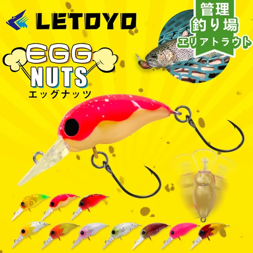 LETOYO 2,6g 28mm 4,2g 35mm mini manivela señuelo para trucha señuelo de pesca cebo Artificial Crankbaits pesca para lubina perca área de trucha