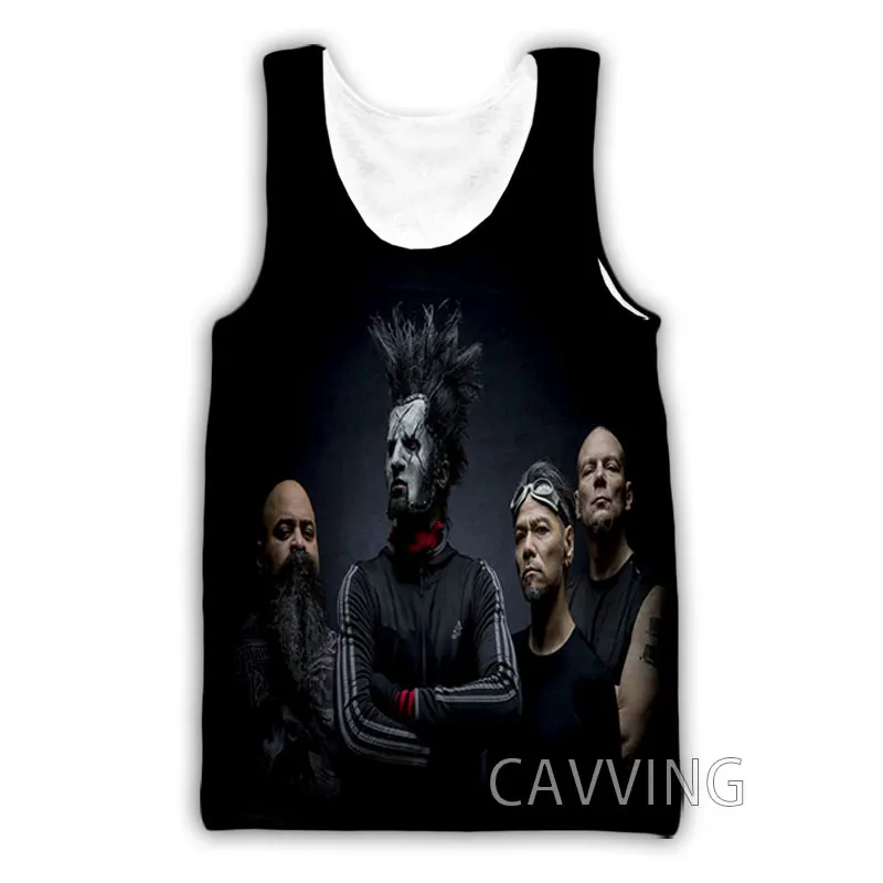 New Fashion Women/Men's 3D Print  Static-X Rock  Tank Tops Harajuku  Vest  Summer Undershirt Shirts Streetwear