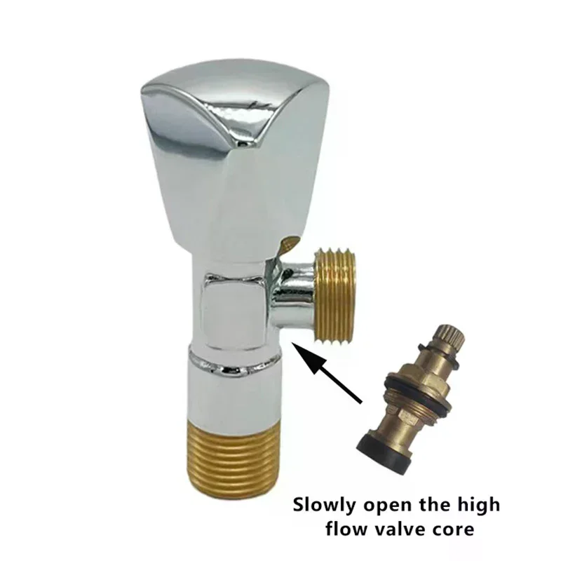 

Brass Slow Opening Spool Faucet Hot And Cold Water Spool G1/2 Kitchen Sink Mixer Tap Stream Sprayer Head Yellow Mixer Tap
