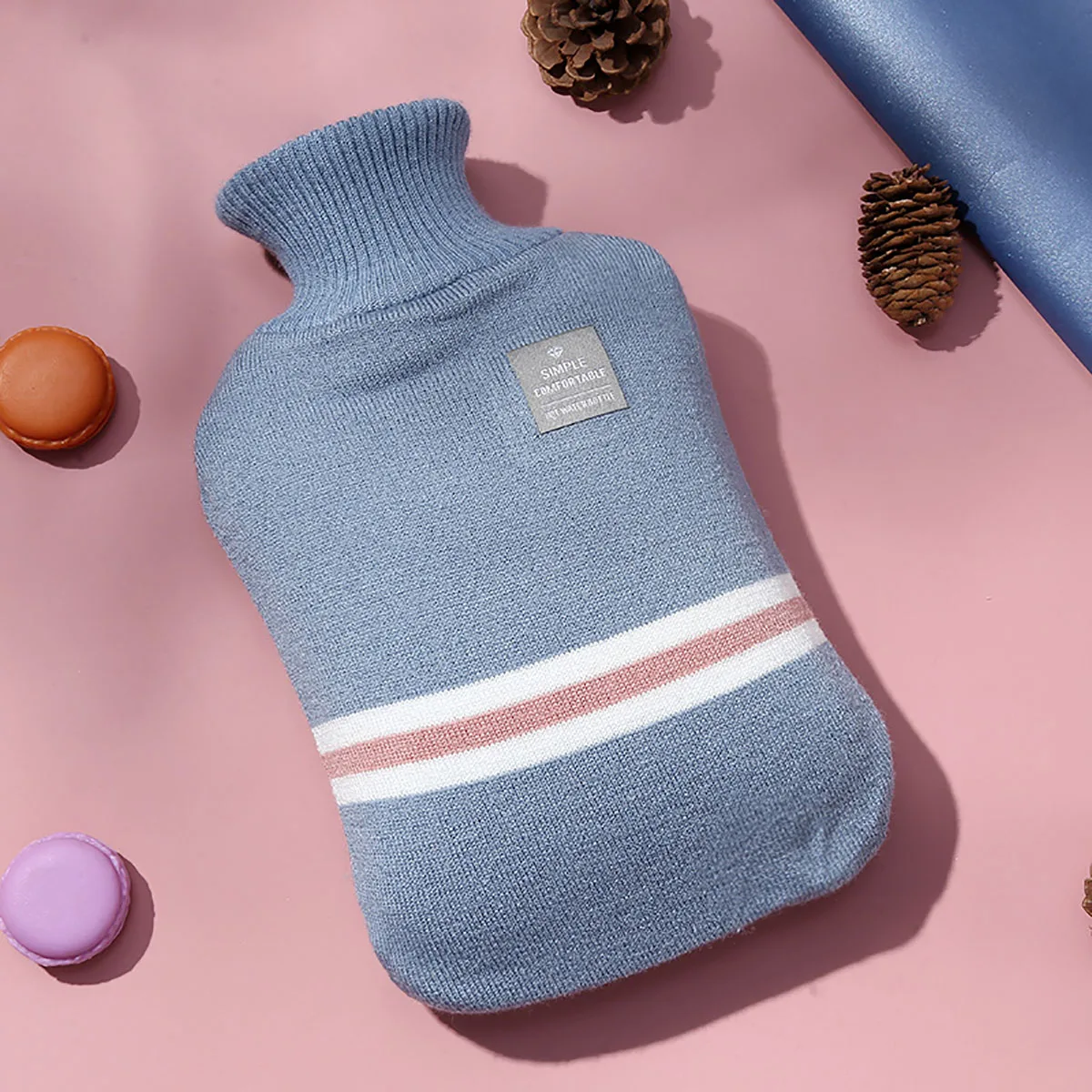 1000Ml Hot Water Bottles Bag Water-filling Hot-water Bag for Female Warm Belly Hands and Feet Keep Hand Warmer Hot WaterBag