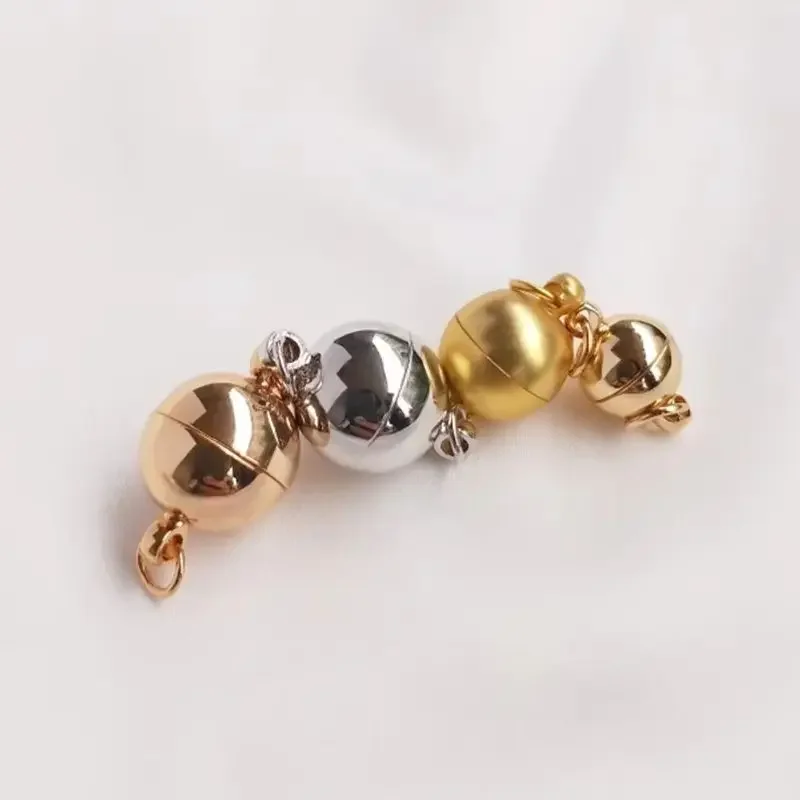 18K Gold Plated M buckle bracelet necklace W link buckle S shape end hook button DIY jewelry accessories materials