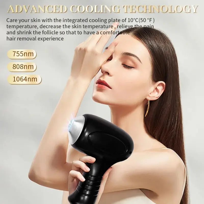 

New Style 808nm Diode Laser Hair Removal Professional Three-Wavelength Permanent Painless hair removal Machine
