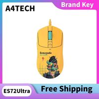 A4tech Bloody Savage Impact ES72Ultra 2KHZ Wired Mouse 20KDPI Custom Ergonomics Lightweight Wired Gaming Mouse accessories