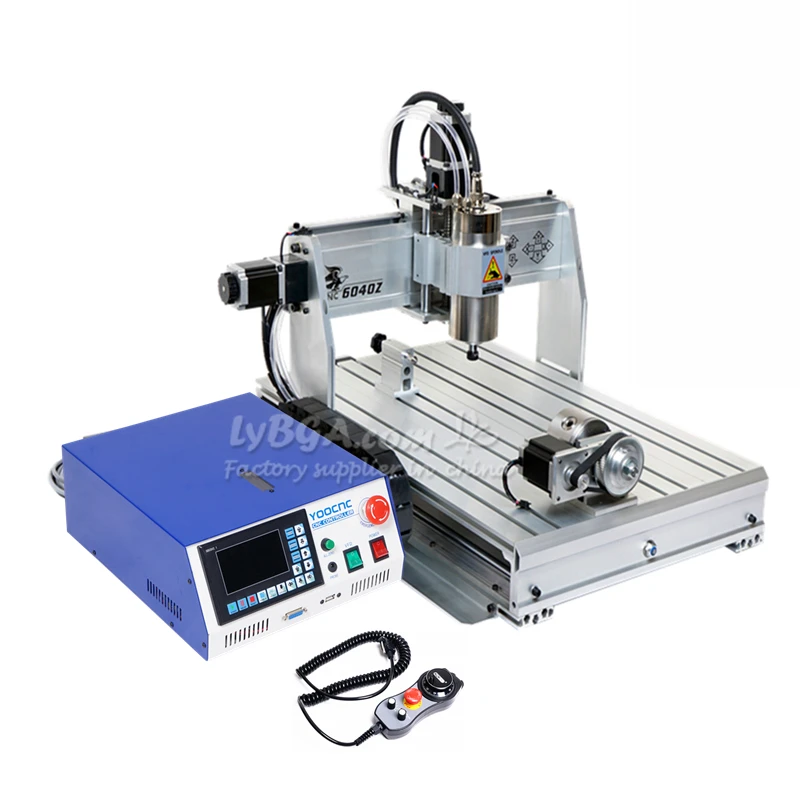 Offline Control 6040 CNC Milling Machine 2200w 1500w 4 Axis CNC Router Engraving Cutting Machine with Handle Wheel Engraver Cut