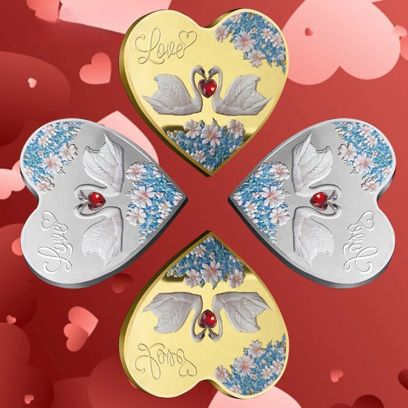 Love Swan Commemorative Gold Coin 52 